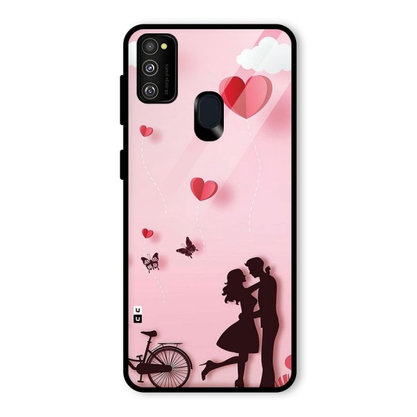 True Love Glass Back Case for Galaxy M30s