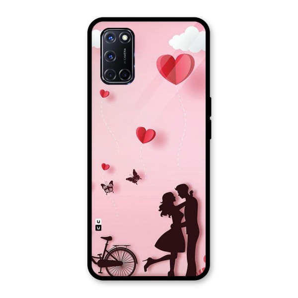 True Love Glass Back Case for Oppo A52