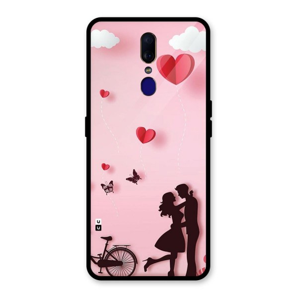 True Love Glass Back Case for Oppo F11