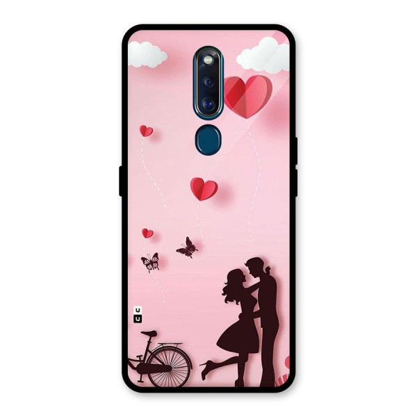 True Love Glass Back Case for Oppo F11 Pro