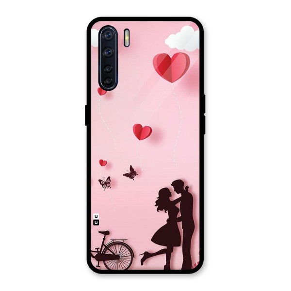 True Love Glass Back Case for Oppo F15