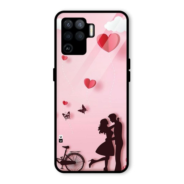 True Love Glass Back Case for Oppo F19 Pro