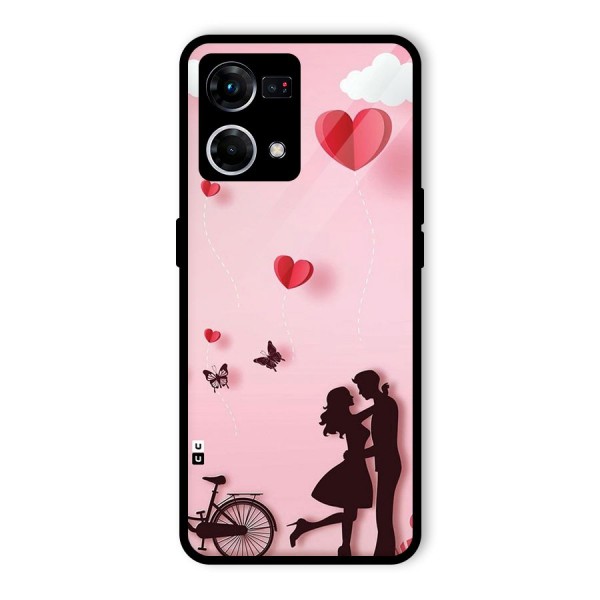 True Love Glass Back Case for Oppo F21 Pro 5G