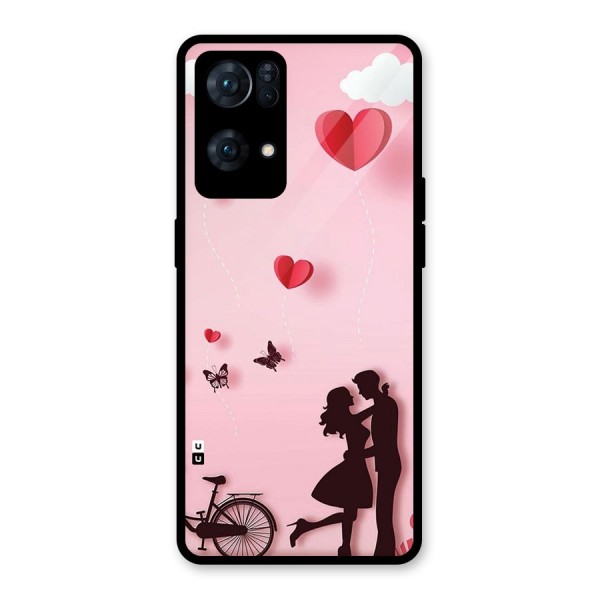 True Love Glass Back Case for Oppo Reno7 Pro 5G