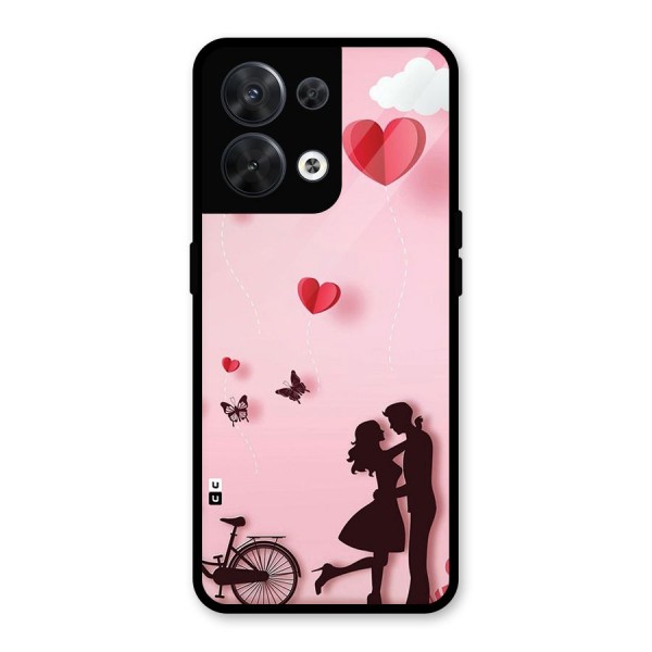 True Love Glass Back Case for Oppo Reno8 5G