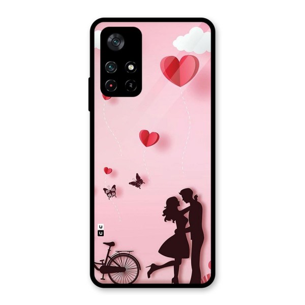 True Love Glass Back Case for Poco M4 Pro 5G