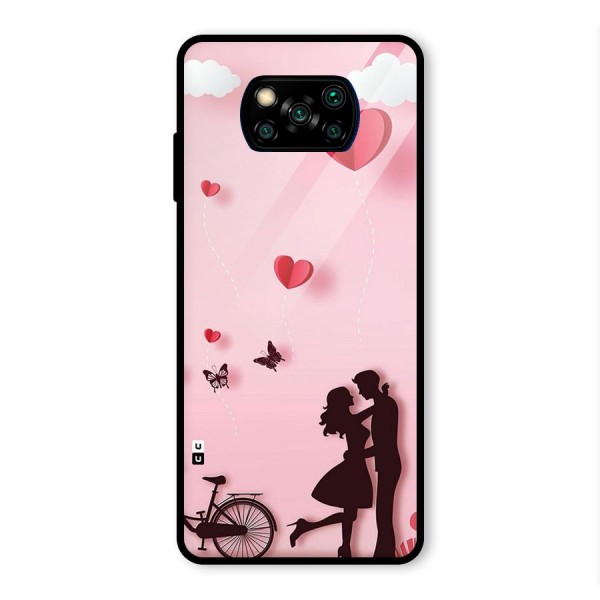 True Love Glass Back Case for Poco X3 Pro