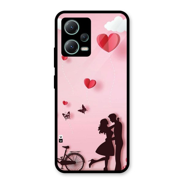 True Love Glass Back Case for Poco X5