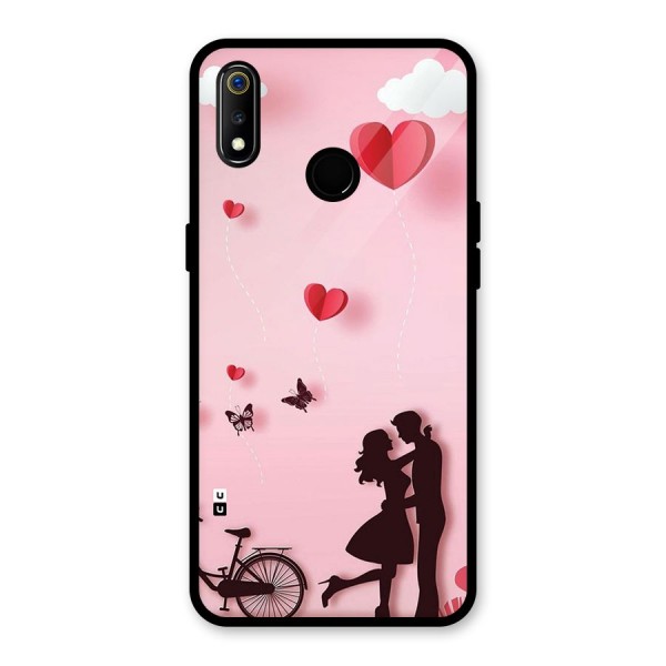 True Love Glass Back Case for Realme 3