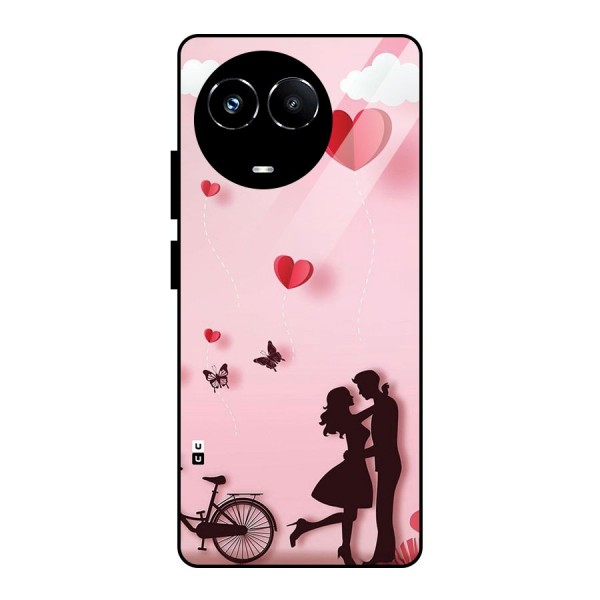 True Love Glass Back Case for Realme Narzo 60X