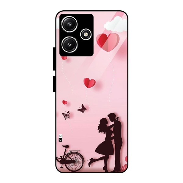 True Love Glass Back Case for Redmi 12 5G