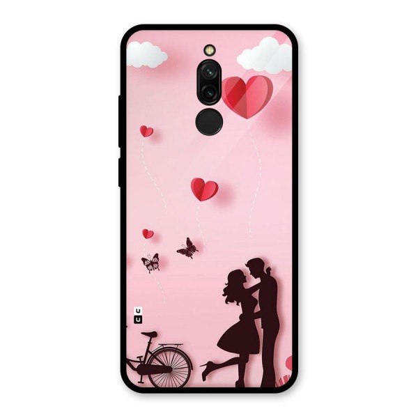 True Love Glass Back Case for Redmi 8