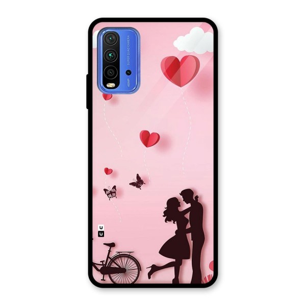 True Love Glass Back Case for Redmi 9 Power