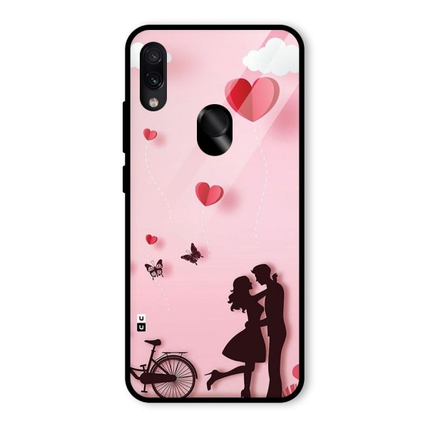 True Love Glass Back Case for Redmi Note 7