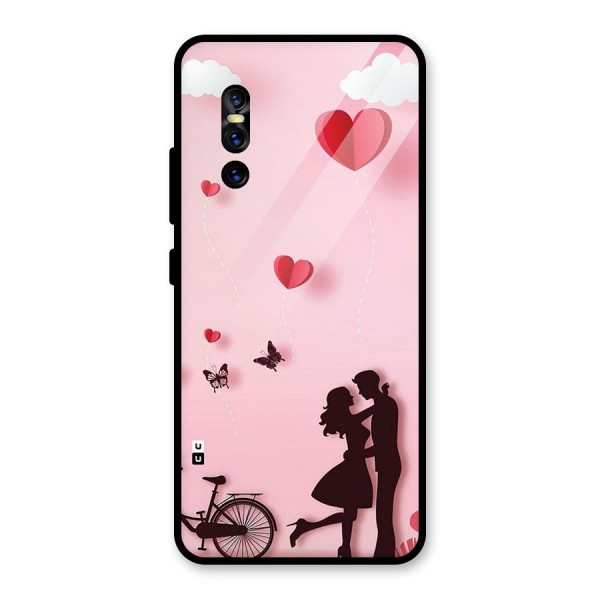 True Love Glass Back Case for Vivo V15 Pro