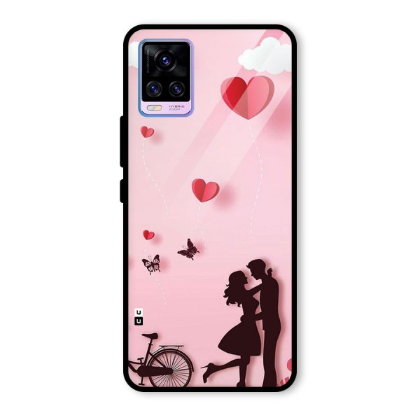 True Love Glass Back Case for Vivo V20 Pro