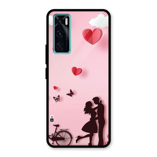 True Love Glass Back Case for Vivo V20 SE