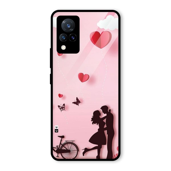 True Love Glass Back Case for Vivo V21 5G