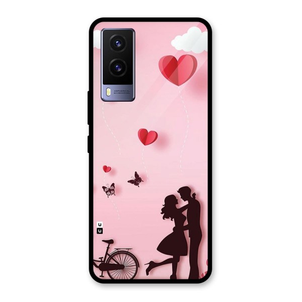 True Love Glass Back Case for Vivo V21e 5G