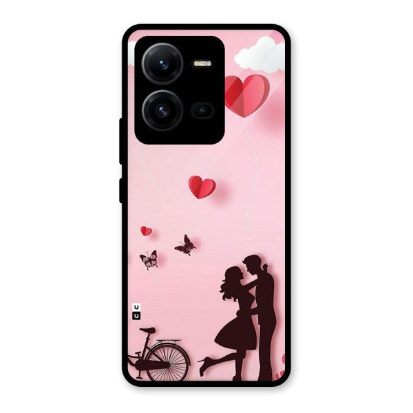 True Love Glass Back Case for Vivo V25