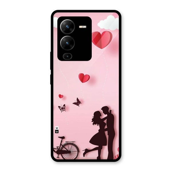 True Love Glass Back Case for Vivo V25 Pro