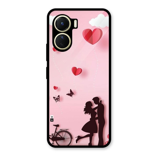 True Love Glass Back Case for Vivo Y16