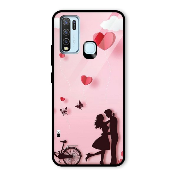 True Love Glass Back Case for Vivo Y30