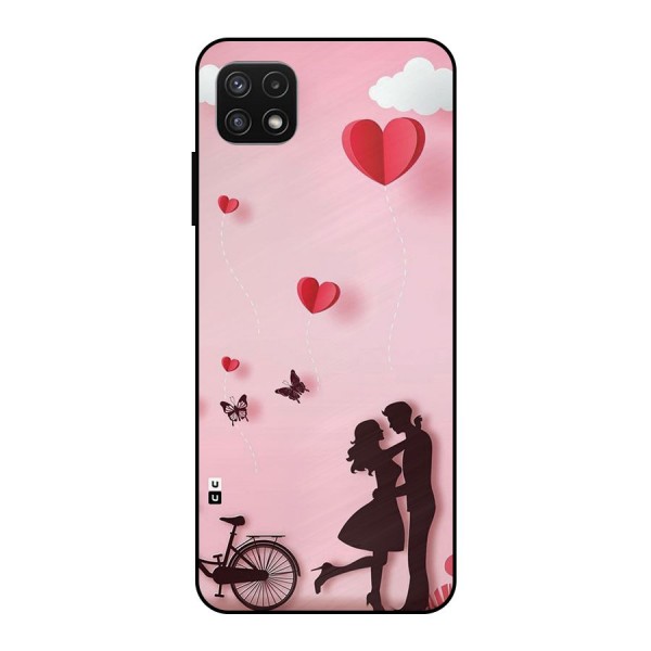 True Love Metal Back Case for Galaxy A22 5G