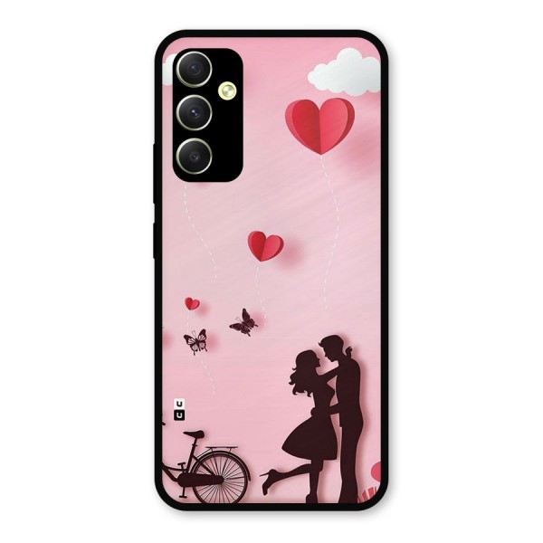 True Love Metal Back Case for Galaxy A34