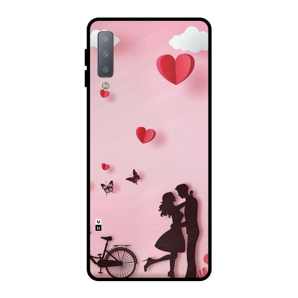 True Love Metal Back Case for Galaxy A7 (2018)