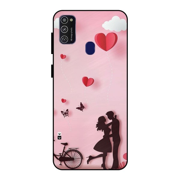 True Love Metal Back Case for Galaxy M21