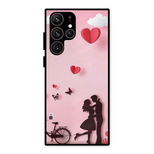 True Love Metal Back Case for Galaxy S22 Ultra 5G