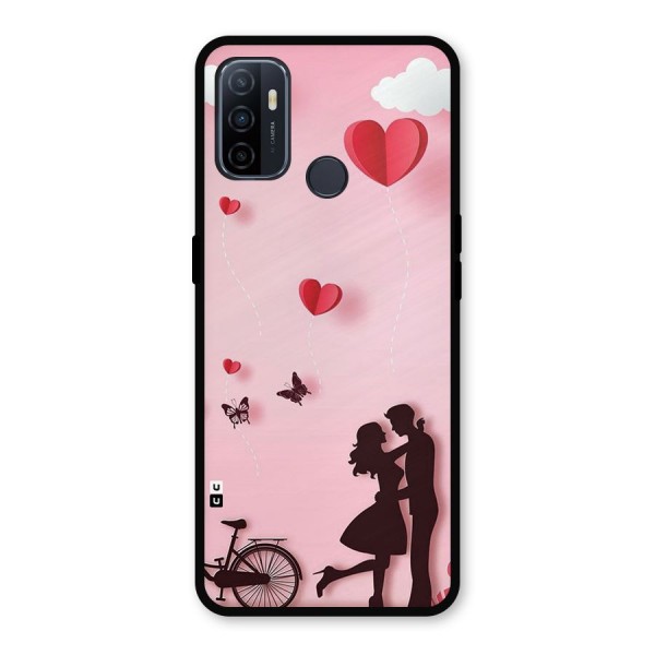 True Love Metal Back Case for Oppo A53