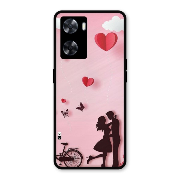 True Love Metal Back Case for Oppo A57 2022