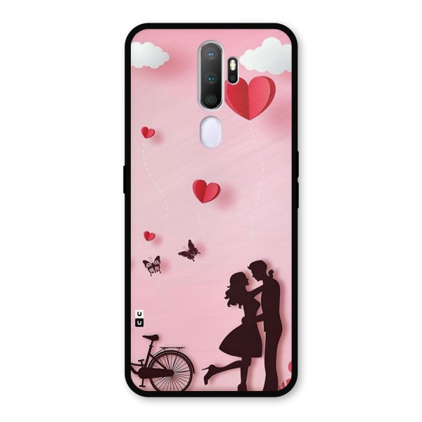 True Love Metal Back Case for Oppo A5 (2020)