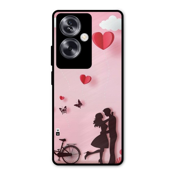 True Love Metal Back Case for Oppo A79 5G