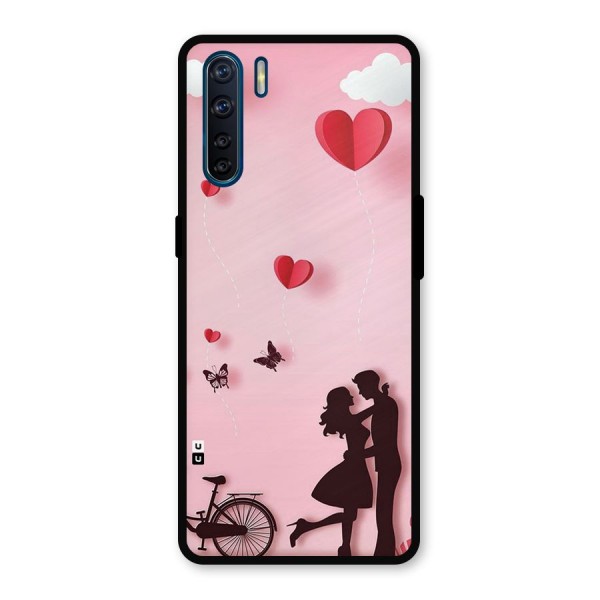 True Love Metal Back Case for Oppo F15