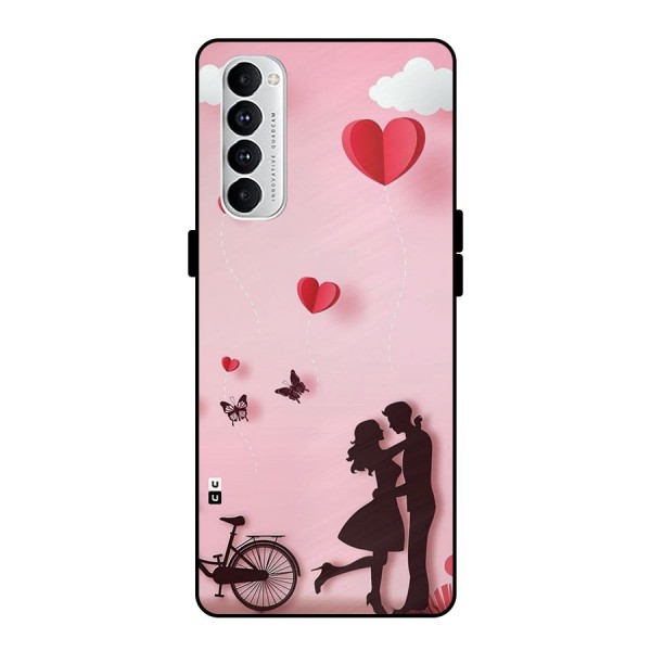 True Love Metal Back Case for Oppo Reno4 Pro