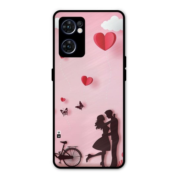 True Love Metal Back Case for Oppo Reno7 5G