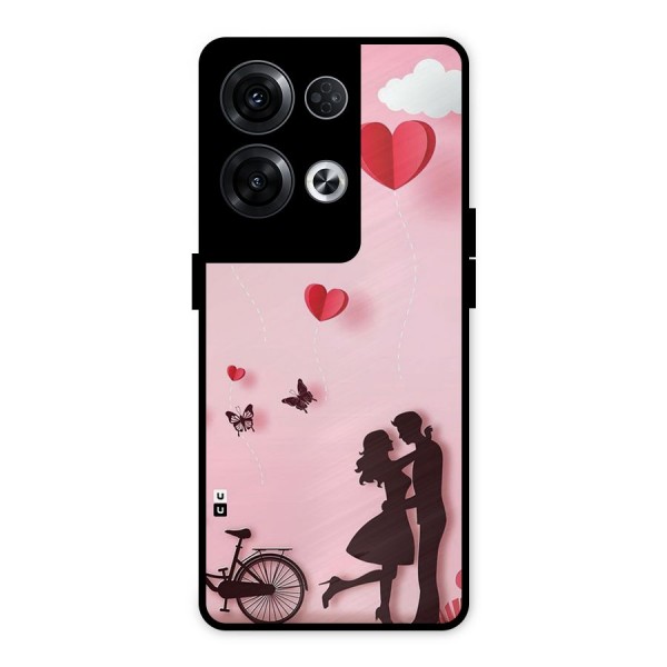 True Love Metal Back Case for Oppo Reno8 Pro 5G