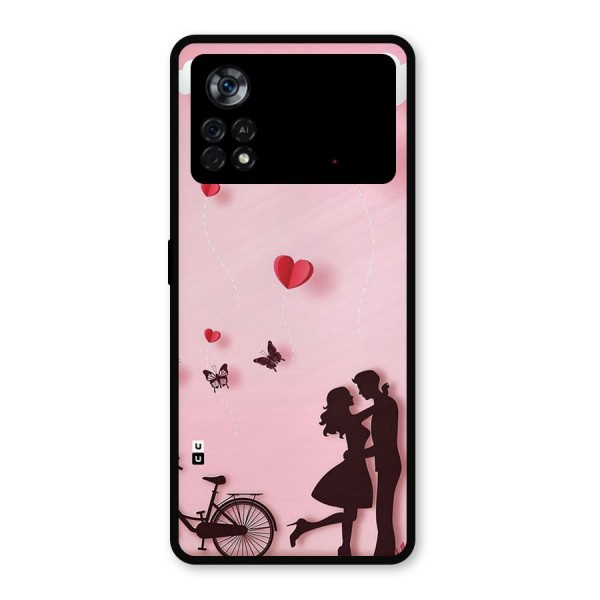 True Love Metal Back Case for Poco X4 Pro 5G