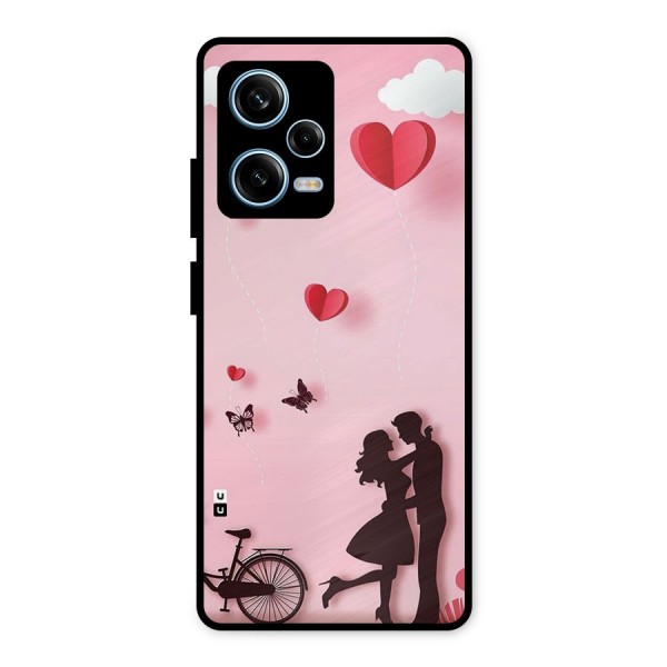 True Love Metal Back Case for Redmi Note 12 Pro