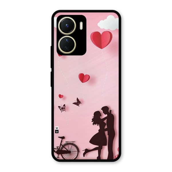 True Love Metal Back Case for Vivo T2x