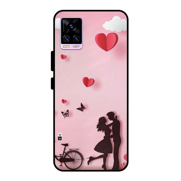 True Love Metal Back Case for Vivo V20 Pro