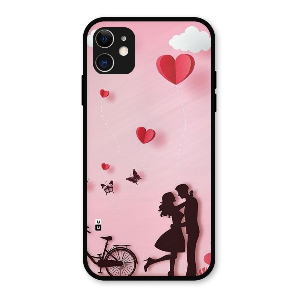 True Love Metal Back Case for iPhone 11