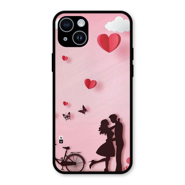 True Love Metal Back Case for iPhone 14