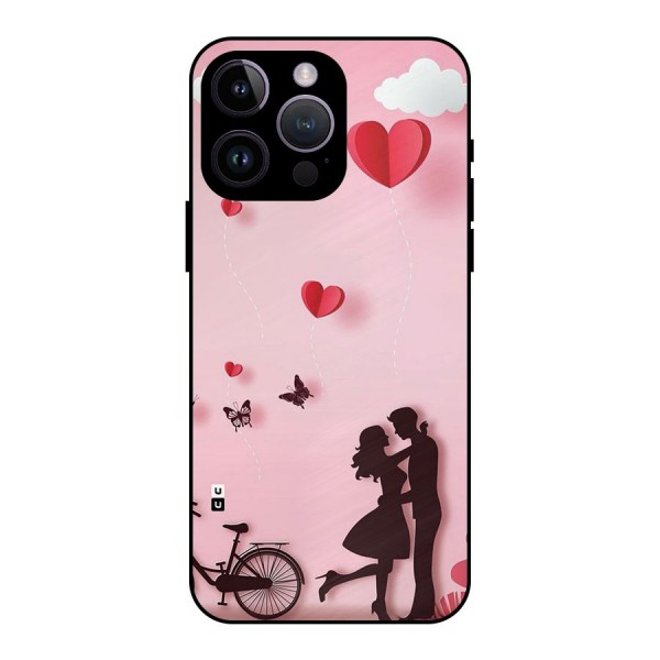 True Love Metal Back Case for iPhone 14 Pro Max