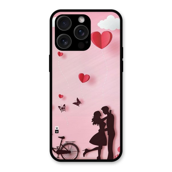True Love Metal Back Case for iPhone 15 Pro Max