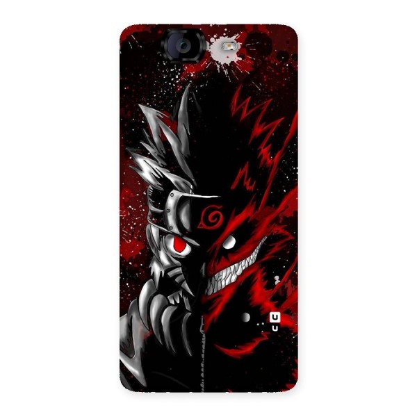 Two Face Naruto Back Case for Canvas Knight A350