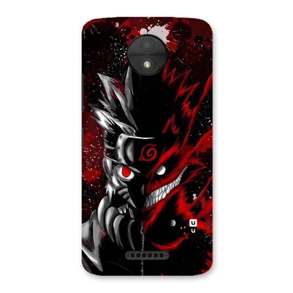 Two Face Naruto Back Case for Moto C